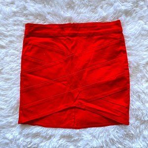 Red Mini Skirt